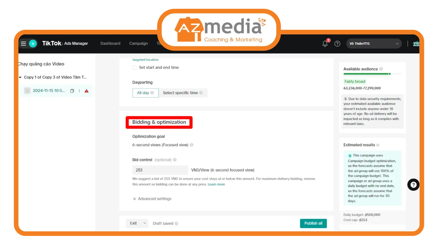 Dau thau toi uu hoa TikTok Ads