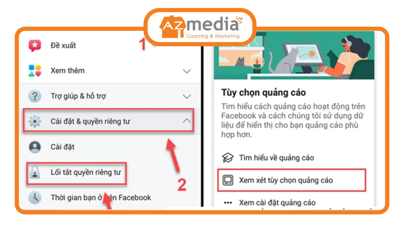 tắt quảng cáo Facebook trên điện thoại tat quang cao Facebook tren dien thoai