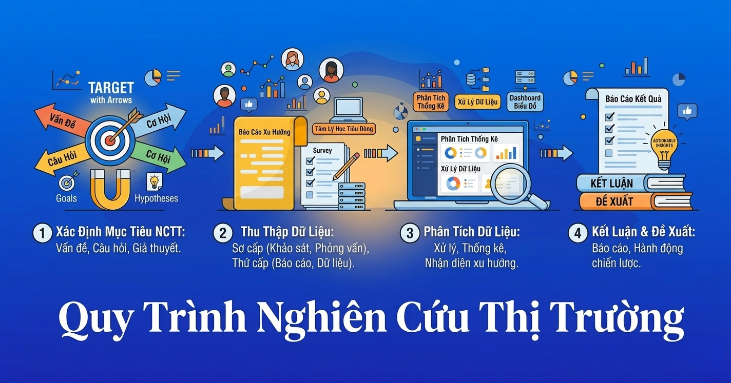 quy trinh nghien cuu thi truong