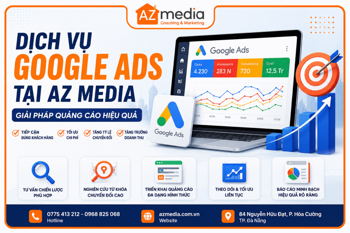 Dịch Vụ Google Ads Tại AZ Media | Chạy Quảng Cáo Google Hiệu Quả